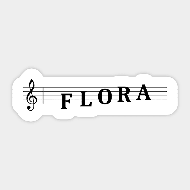 Name Flora Sticker by gulden